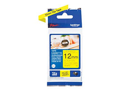 Brother TZe-631S - Black on yellow - Roll (1.2 cm x 4 m) 1 cassette(s) laminated tape - for Brother PT-D210, D600, H110, P-Touch PT-1005, D200, D450, E550, H110, P300, P900, P950