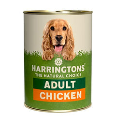 Harringtons Complete Wet Can Grain Free Hypoallergenic Adult Dog Food Chicken & Veg 6x400g - Made with All Natural Ingredients