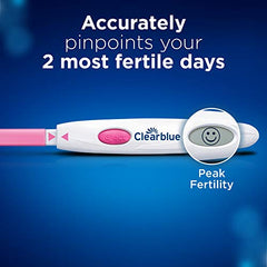 Clearblue Pregnancy Test - Digital with Weeks Indicator, 2 Digital Tests & Digital Ovulation Test Kit (OPK) - Clearblue, Proven to Help You Get Pregnant, 1 Digital Holder and 10 Tests