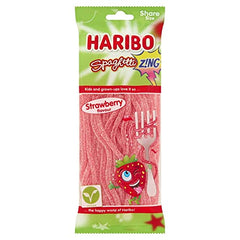 Strawberry Spaghetti Zing 140g Sweets Sharing Bag