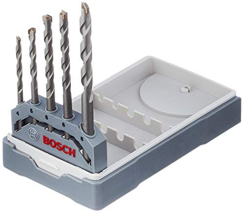 Bosch Accessories 2607017080 CYL-3 Concrete Drill Bit Set, Silver Percussion 4-8mm, Grey