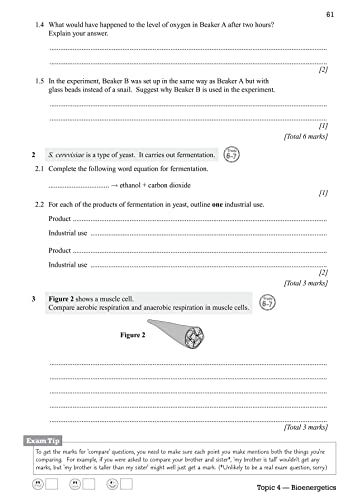 GCSE Biology AQA Exam Practice Workbook - Higher (includes answers): for the 2024 and 2025 exams (CGP AQA GCSE Biology)