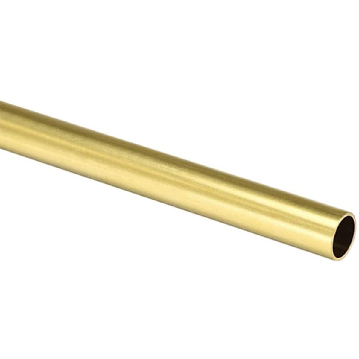 MACHSWON 3 Pcs Brass Round Tube H65 Copper Tubes Pipe 300mm Length 15mm OD 0.5mm Wall Thickness Seamless Straight Pipe Tubing