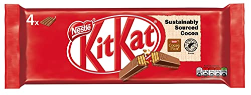 Nestlé Kit Kat 4 Finger Milk Chocolate Bar Multipack, 4 x 41.5 g