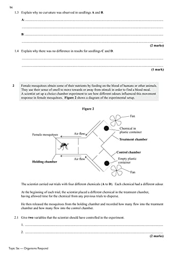 A-Level Biology: AQA Year 1 & 2 Exam Practice Workbook - includes Answers: for the 2024 and 2025 exams (CGP AQA A-Level Biology)