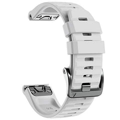 NotoCity Compatible with Fenix 6 Strap 22mm Band for Fenix 6/Fenix 6 Pro/Fenix 5/Fenix 5 Plus/Forerunner 935/Forerunner 945/Approach S60/Quatix 5(white)