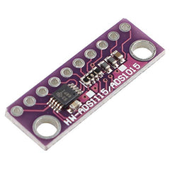 HALJIA 12 Bit I2C 4 CH ADS1115 / ADS1015 Module ADC Development Board Purple Compatible with Arduino