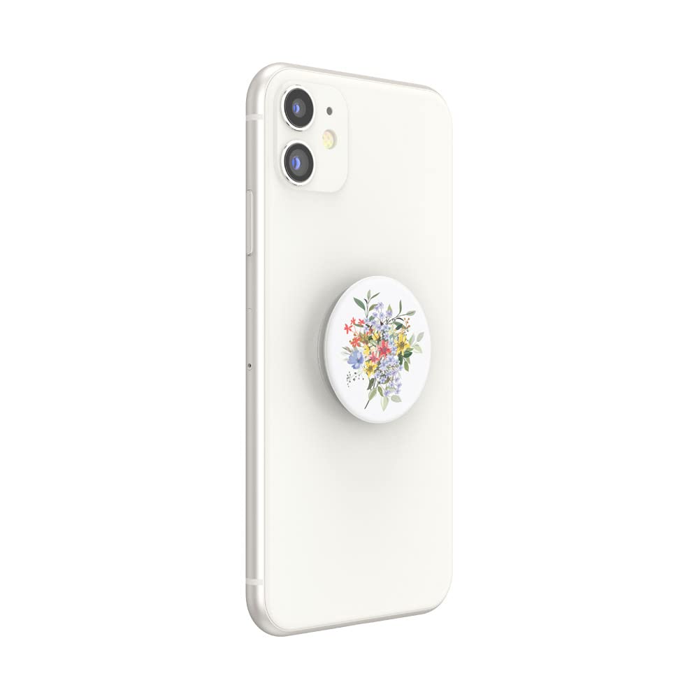 PopSockets: PopGrip - Expanding Stand and Grip with a Swappable Top for Phones & Tablets - Bouquet Blooms