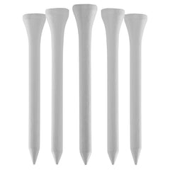 TH Golf 100 PCS Bamboo Golf Tees   Multiple Colours & Sizes   Eco Friendly & Sustainable Bamboo Golf Tees (38mm White)