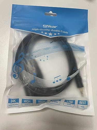 SiYear Unbalanced 3.5 mm (1/8Inch) mini jack Stereo TRS to Dual XLR 3 Pin female Interconnect Cable,Y splitter patch cable cord (1.5M/5FT)