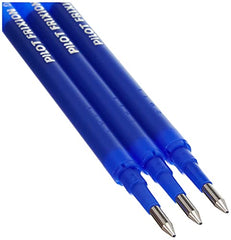 Pilot Refills for Frixion Rollerball 0.7 mm Tip - Blue, Pack of 3