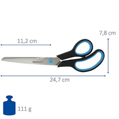 Westcott 10 inch Easy Grip Soft Grip Scissor - Black/Blue