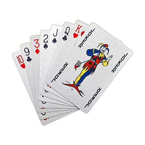 Waddingtons Number 1 Platinum Playing Cards Game, Sleek Foil Design Deck of Cards, Ideal for Snap, Poker and a Ideal Travel Companion, Gift and Toy for Ages 6 Plus