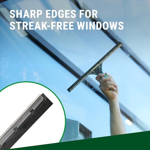 UNGER Window Cleaning Squeegee Blade Replacement - Soft Rubber 106cm Adjustable Size Strip - Professional Quality, Double Sided Premium Rubber