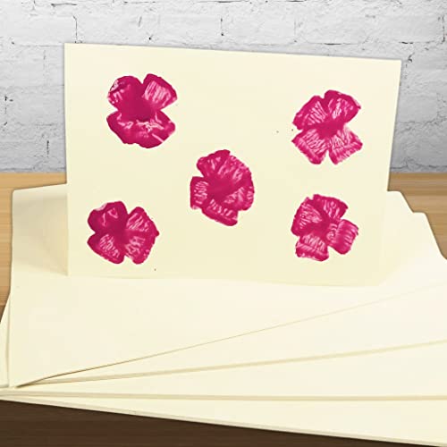 A5 Cream Card 50 Sheets Ivory Card 160gsm Coloured A5 Printer Photocopier Coloured Card Sheets