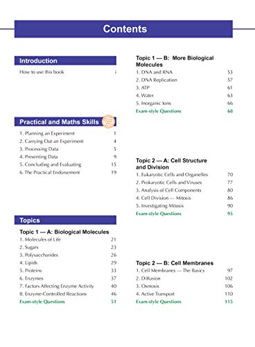 A-Level Biology for AQA: Year 1 & 2 Student Book with Online Edition: course companion for the 2024 and 2025 exams (CGP AQA A-Level Biology)