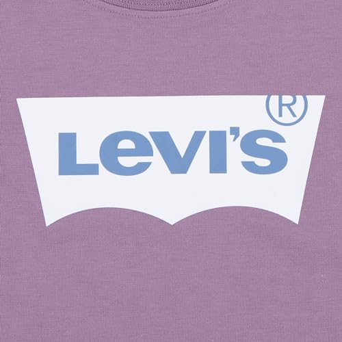 Levi's Boy's LVB Batwing TEE T-Shirt, Purple, 6 Years