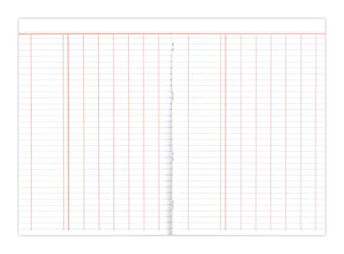 Silvine A4 Book Keeping Analysis, 32 Pages Printed 'Analysis' 7 Columns - Ref SJA4A