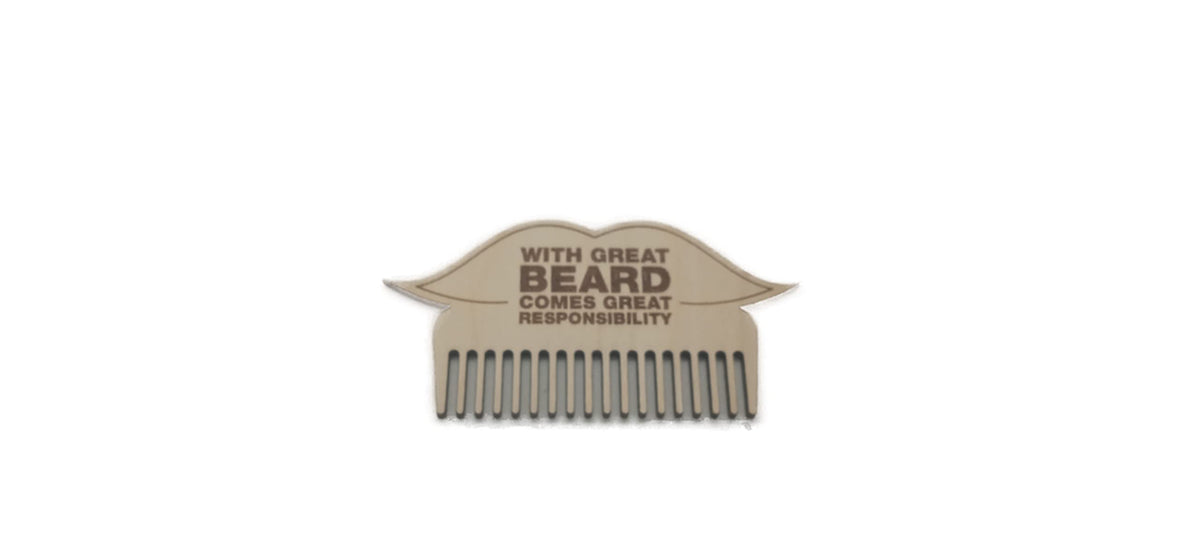 Beard Comb Custom Engraved Laser Cut Beard Comb, Wooden Comb, Mens Gift, Stocking filler gift, moustache comb, hipsta, hipster, fathers day, dad gift