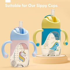 hahaland Sippy Cups Weighted Straw Replacement Kit