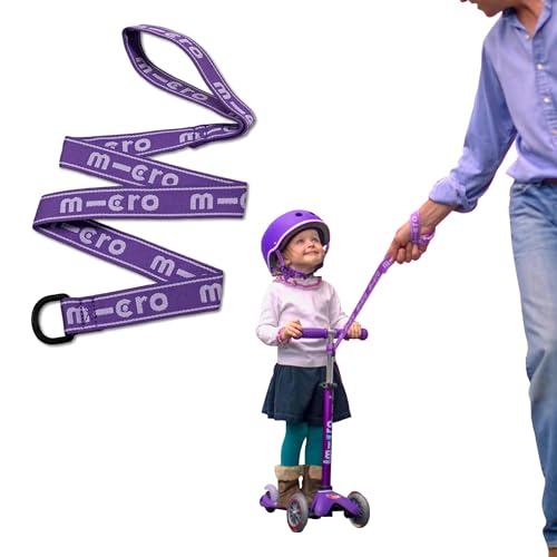 Micro Scooters   Eco Pull and Carry Strap   Scooter Accessories   Handlebar Reins   Pull Along   Boys & Girls   83cm   Purple