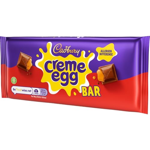 Crème Egg Milk Chocolate Tablet 123g (Pack of 16 Bars)