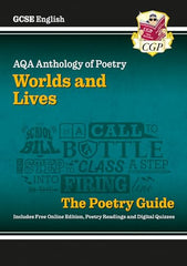 New GCSE English AQA Poetry Guide - Worlds & Lives Anthology inc. Online Edition, Audio & Quizzes: for the 2024 and 2025 exams (CGP AQA GCSE Poetry)