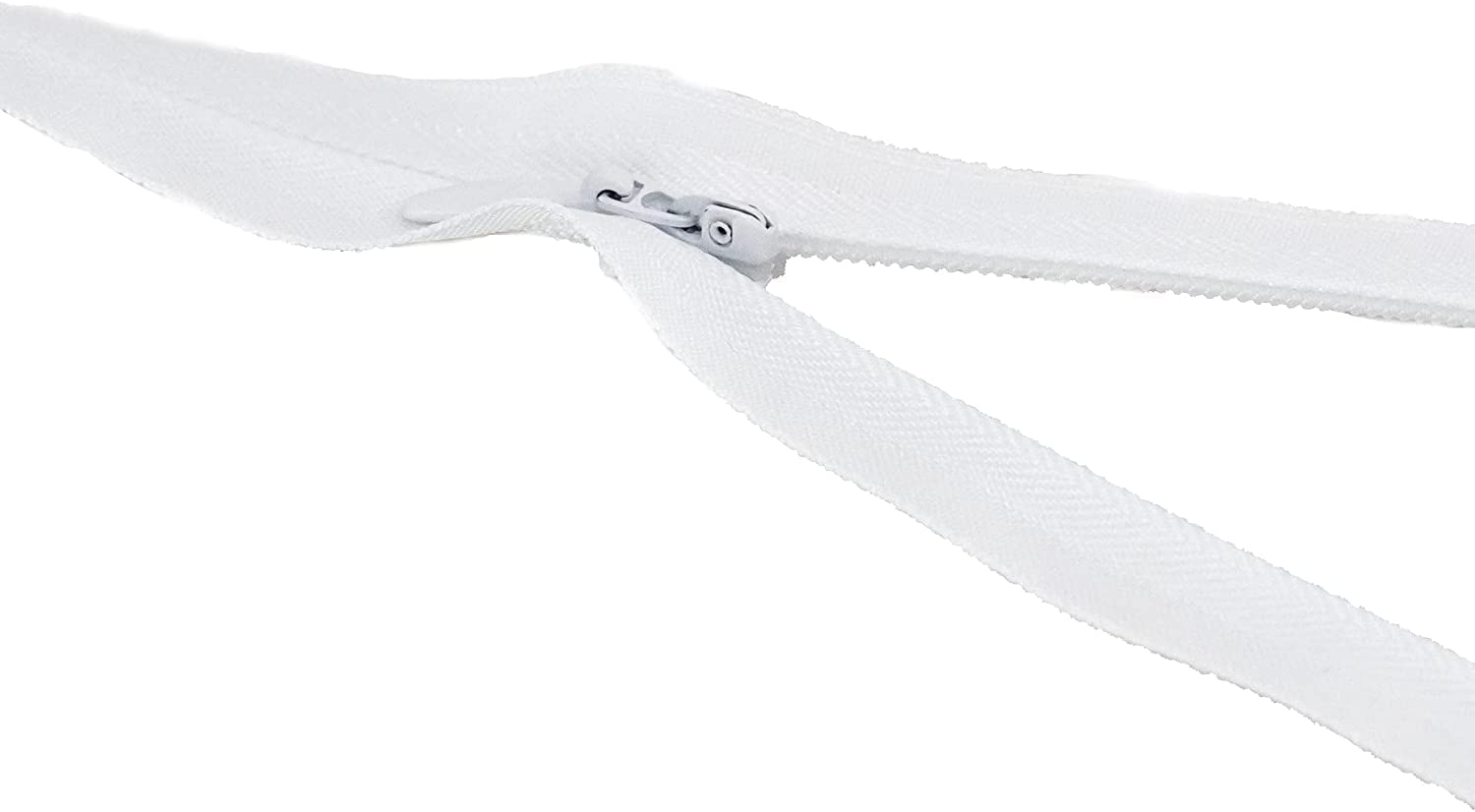 3 X Invisible Zips   White, 12 Inch / 30cm   Closed-Ended Concealed Zipper for Sewing by UMTMedia®