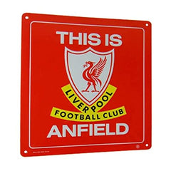 Club Licensed Liverpool This is Anfield Sign- (22cm x 25cm)