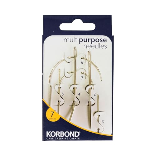 Korbond Multi Purpose Needles 7pcs-K110230, Silver, Multiple