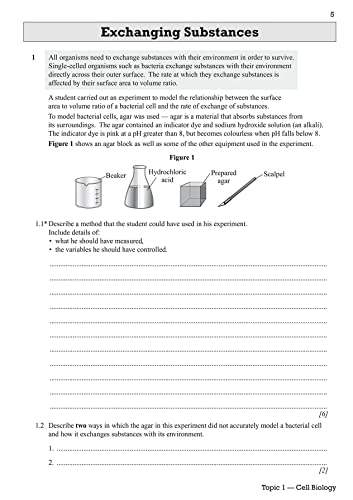 GCSE Biology AQA Grade 8-9 Targeted Exam Practice Workbook (includes answers): for the 2024 and 2025 exams (CGP AQA GCSE Biology)