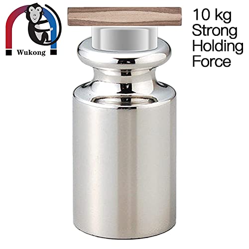 Wukong 6 Pieces Magnets, 20 X 7 mm Super Strong Neodymium Magnets with Hole Small Industrial Rare Earth Magnets with 6 Screws and Force 22 Lbs for Whiteboards Refrigerator Kitchen Workplace