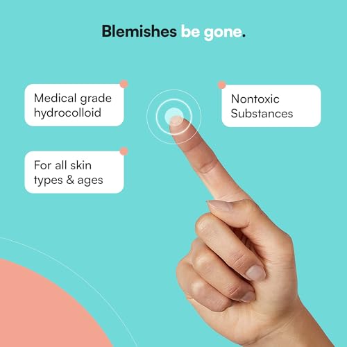 SKINCHOICE Pimple Patches - Breakout Acne Patch (Pack of 75) Hydrocolloid Patches, Spot Patches, Mighty Spot Stickers For Face, Spot Treatment, Blemish Dots, Vegan, Cruelty-Free Skin Care