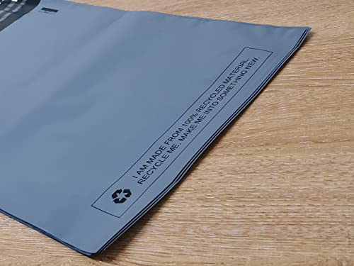 50 Mixed Grey Mailing Poly Postal Self Seal Bags 5 Sizes 10 from Each Postage Packaging Assorted Mailers -10 Bags from Each Size - 5 Sizes 4.5x7 inches- 6.5x9 inches - 9 x 12 inches - 10x14 inches - 12x16 inches