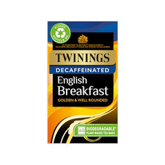 Twinings English Breakfast Decaf Tea   Golden, Well Rounded & Full Bodied Decaffeinated Black Tea   40 Biodegradable Tea Bags