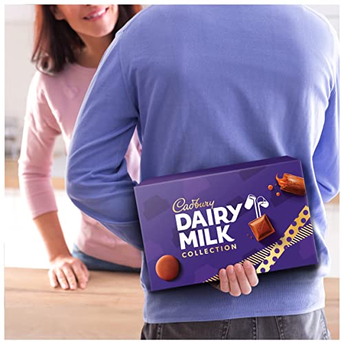 Cadbury Dairy Milk Big Night In Chocolate Hamper, Gift Box of 10 Assorted Bars and Bags, 1.04 Kg Bulk Box, Selection