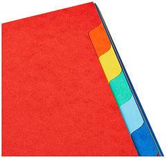 Exacompta - Ref 2112E - Forever Collection - 100% Recycled Dividers - Suitable for A4and Documents, 220gsm 100% Recycled Card, 12 Position - Multicoloured