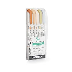 Zebra Mildliner Neutral Vintage Set 5 Pack (78605)