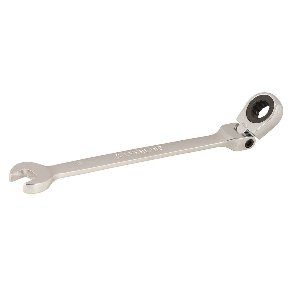 Silverline 282547 Flexible Head Ratchet Spanner 8 mm