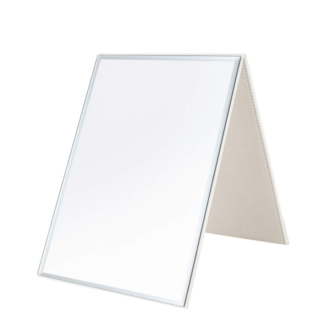 Zcooooool Mirror Large Portable Super HD Mirror Makeup Mirror Multi Stand Angle Hand Free/Handheld/Tabletop Foldable Mirror 8.27X5.9 Inch