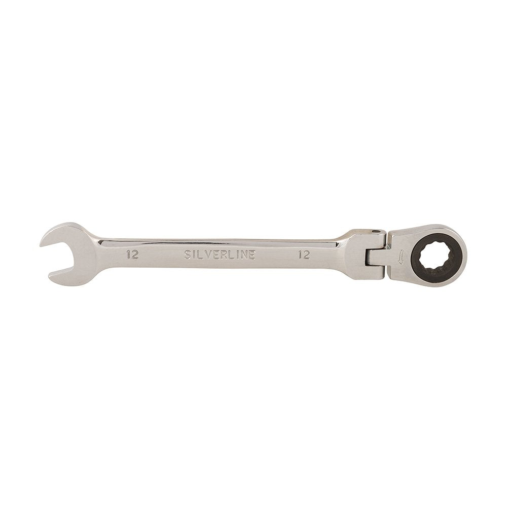 Silverline 598523 Flexible Head Ratchet Spanner 12 mm