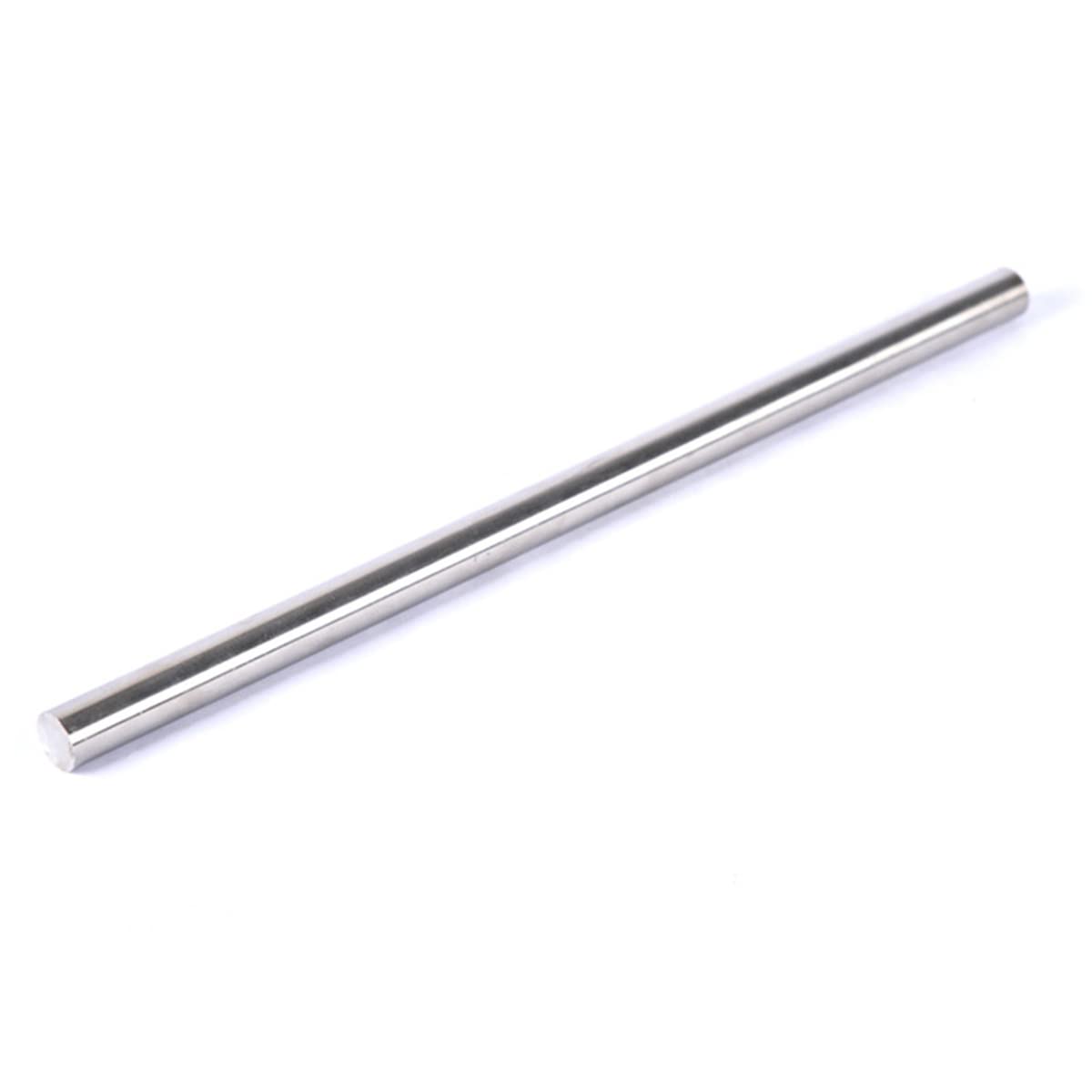 5 Pcs 304 Stainless Steel Round Rod, 3mm x 300mm Solid Shaft Rods Lathe Bar Stock Solid Round Rod, Silver