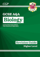 GCSE Biology AQA Revision Guide - Higher includes Online Edition, Videos & Quizzes: for the 2024 and 2025 exams (CGP AQA GCSE Biology)