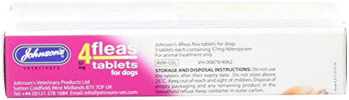 Johnsons 4Fleas Tablets Large Dogs 3 Treatment Pack