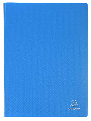 Exacompta - Ref. 8590E - 1 OPAK document cover - 90 anti-reflective grained pockets - 180 views - for A4 format - dimensions 24 x 32 cm - soft polypro cover - 8 random colors