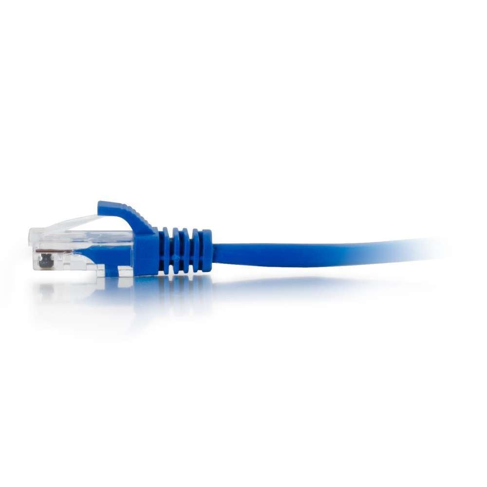 C2G 83159 0.3M BLUE Cat5e Ethernet RJ45 High Speed Network Cable, LAN Lead Cat5e Unshielded PVC UTP Patch Cable