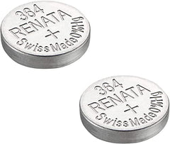 Renata Silver Oxide Watch Battery, 2 Pieces, 2.3 g