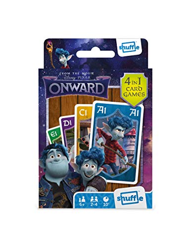 Shuffle Onward Card Games For Kids - 4 in 1 Snap, Pairs, Happy Families and Action Game, Great Gift For Kids Aged 6and