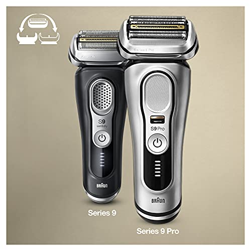 Braun Series 9 Electric Shaver Replacement Head, Easily Attach Your New Shaver Head, Also Compatible with Series 9 Pro Electric Razors, 94M, Silver