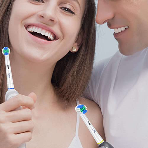 KHBD Toothbrush Head Compatible with Braun Oral B Electric Toothbrush, Precision Replacement Toothbrush Heads for Oral B Pro 600 650 2000 2500 3000,Smart Genius-16 Pack